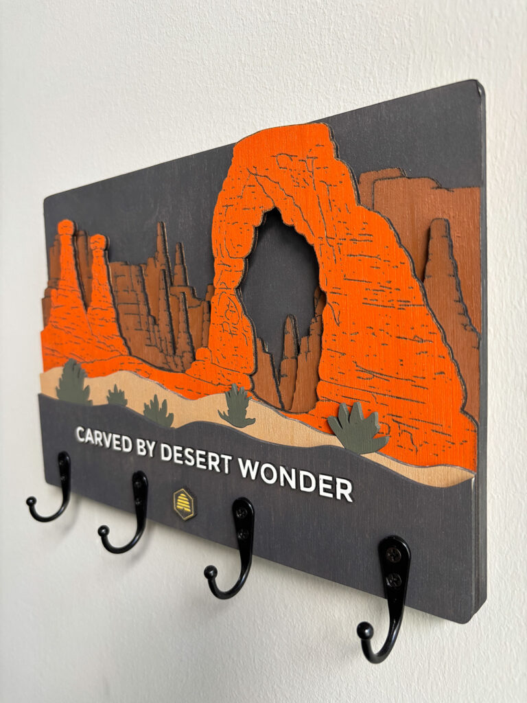 Carved by dessert wonder key holder